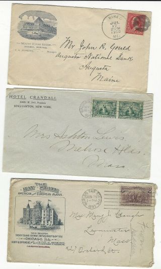 Hotel Advertising Covers From The Late 1800 
