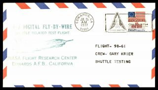 Mayfairstamps Us 1977 F8 Digital Fly By Wire Nasa Flight Research Center Califor