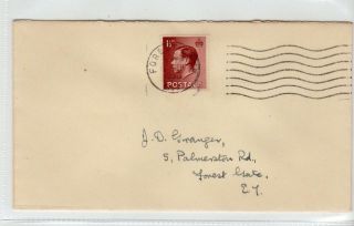 King Edward Viii: 1936 Plain One And Half Penny First Day Cover (c38033)