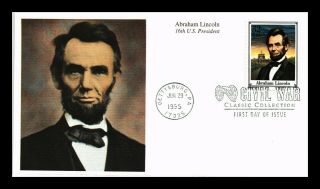 Dr Jim Stamps Us Abraham Lincoln Civil War President First Day Cover Mystic