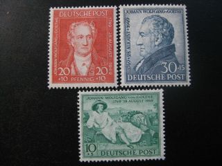 Germany Mi.  108 - 110 Mnh Stamp Set Cv $50.  50
