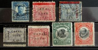 Panama Canal Zone Old Stamps - / Mh - Vf - R73e9181