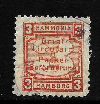 Hick Girl Stamp - German Local Post Hammonia Hamburg Stamp Y5467