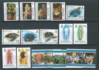 British Indian Ocean Territory Umm Selection (4 Issues) Cat £26,