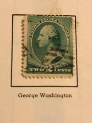 George Washington 2 Cent Stamp 1887