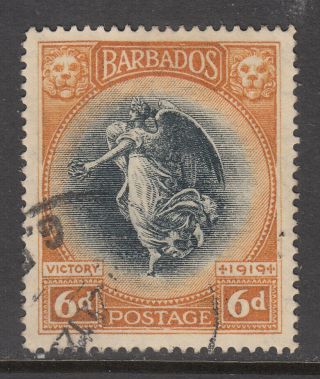 Barbados 1920 - 21 6d Victory Sg 208 Cv £27