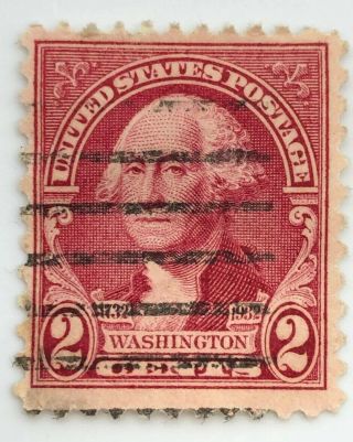 Rare George Washington Birth Bicentennial 2 Cent Carmine U.  S.  Stamp