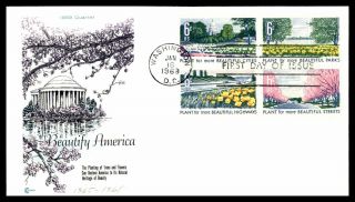 Mayfairstamps Us Fdc 1969 Beautify America Combo First Day Cover Wwb_62821