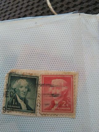 rare washington one cent stamp green and rare jefferson 2 cent stamp red 2