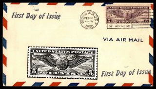 Mayfairstamps Us Fdc 1930 5 Cent Postage Stamp Cachet Washington Dc First Day Co