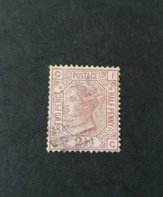 Gb Stamps Queen Victoria Sg 141 2 1/2d Rosy Mauve Pl 14 Fine