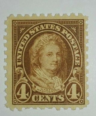 Travelstamps: 1925 Us Stamps Scott 585 Martha Washington,  Gum Mlh