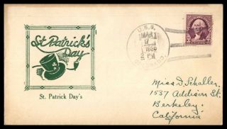 Mayfairstamps Us Naval Cover 1935 Uss Colorado St Patrick 