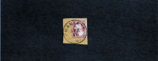 M2169 - U.  S.  Stamps,  Antique Stamp - 26 Type Ii ?? - Cancelled,  On Paper