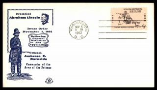 Mayfairstamps Event 1962 Washington Dc Lincoln Appointing Potomac Army Commander