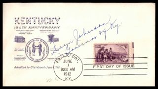 Mayfairstamps Us Fdc 1942 Kentucky Statehood First Day Cover Wwb71129