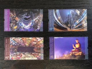 2018 China Hong Kong Hong Kong By Night Ii Special Stamps Mnh
