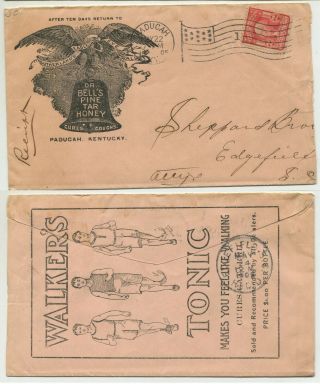 Paducah Ky May 22 1905 320 Two Sided Ad Cover " Walker 