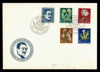Dr Who 1960 Switzerland Pro Juventute Fdc Pictorial Cancel C135972