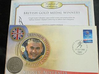 Benham 2000 Olympic Games - Sydney 2000 First Day Coin Cover.  Shs
