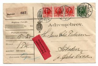 Denmark: Address Letter Cod Hadsund 1911