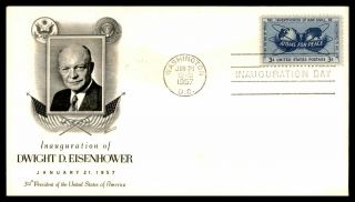Mayfairstamps Us Event 1957 Inauguration Of Dwight D Eisenhower Political Leader