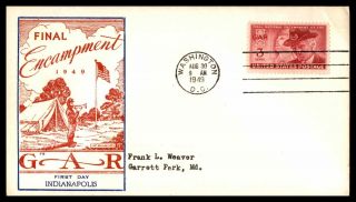 Mayfairstamps Us Fdc 1949 Final Encampment Of The Gar First Day Cover Wwb_69017