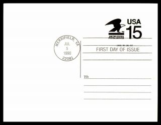 Mayfairstamps Us Fdc 1990 5 Cents Postal Card First Day Card Wwb_69847