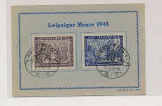 Lk80741 Germany 1948 Leipziger Messe Good Postcard