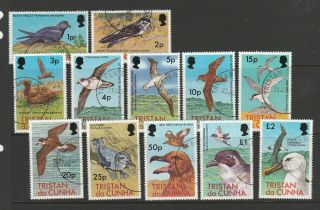 Tristan Da Cunha 1977 Birds Defs Set,  Vfu Sg 220/31