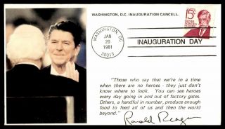 Mayfairstamps Event 1981 Washington Dc Ronald Reagan Inauguration Day Cover Wwb7
