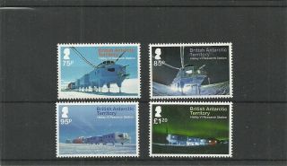 British Antarctic Territory 2013 Halley Vl Research Station 4v Set Issue Mnh