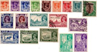 Commonwealth Stamps,  Burma