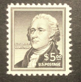 Tdstamps: Us Stamps Scott 1053 $5 Nh Og