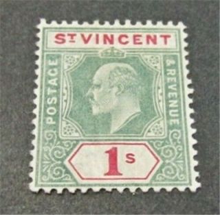 Nystamps British St.  Vincent Stamp 77 Og H $33 Signed