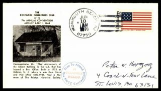 Mayfairstamps Event 1970 Jersey Monmouth Beach Oldest Post Office Cover Wwb7