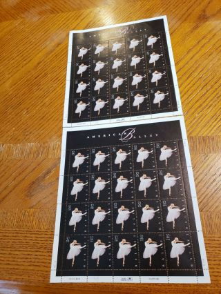 Scott 3237 - American Ballet - Sheet Of (20) 32 Cents Stamps (2) Sheets