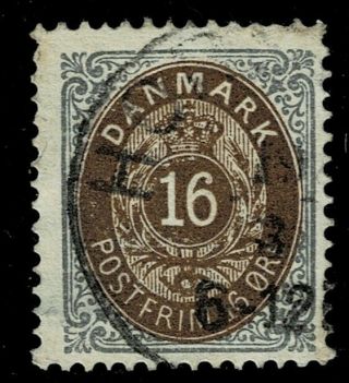 Denmark Plated 16 øre Print 12,  Pos.  35