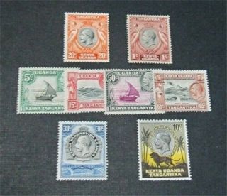 Nystamps British Kenya Uganda & Tanzania Stamp 46 - 53 Og H/nh $34