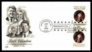 Mayfairstamps Event 1993 Washington Dc Bill Clinton Inauguration Day Cover Wwb72