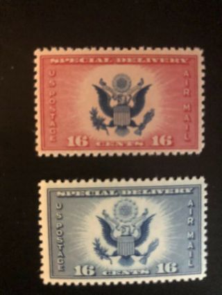 Us Stamp Scott Ce1 - Ce2 Complete Set : Nh Og,