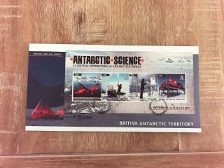 Bat British Antarctic 2011 Fdc Science Minisheet Research & Discovery Operations