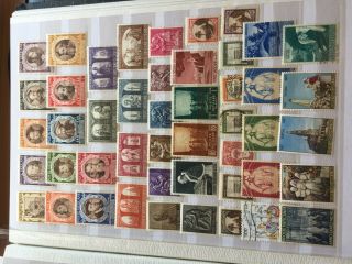 Vatican Page Of Stamps Mnh/mint And Incl Better Values