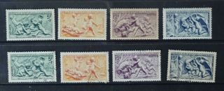 France 1949 Seasons,  Semi - Postal Complete Set Never Hinged And