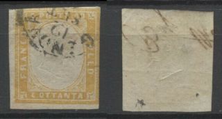 No: 68638 - Italy & States - An Old & Interesting Stamp -