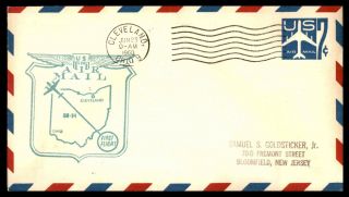 Mayfairstamps 1960 First Flight Cover Cleveland Ohio - Boston Massachusetts Fca8