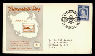 Dr Who 1959 Denmark Odense Fdc Pictorial Cancel C134679