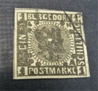 Nystamps German States Bergedorf Stamp 2 $380