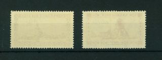Germany Saargebiet 1930 surcharged stamps.  Sg 141a & 142. 2