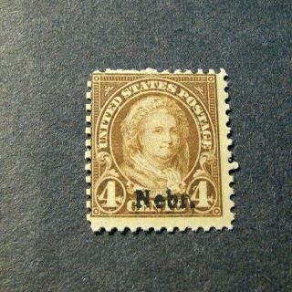 Us Stamp Scott 673 Nebr.  Overprint Martha Washington 1929 Mh C515